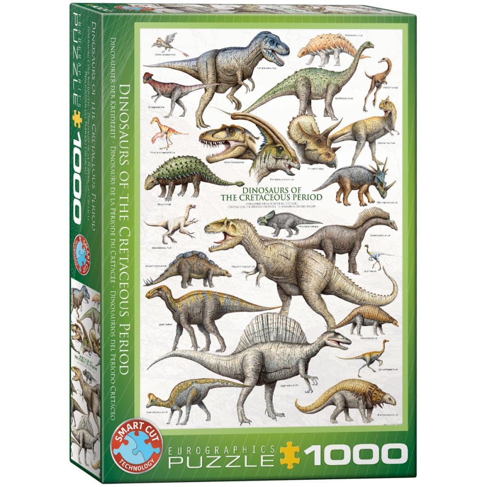 Dinosaurs of the Cretaceous, Pussel, 1000 bitar, Eurographics