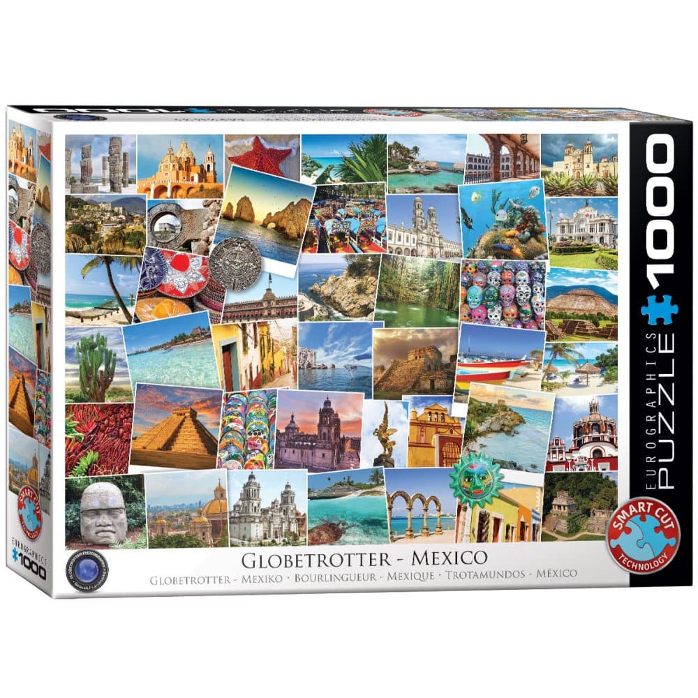 Globetroter - Mexico, Pussel, 1000 bitar, Eurographics