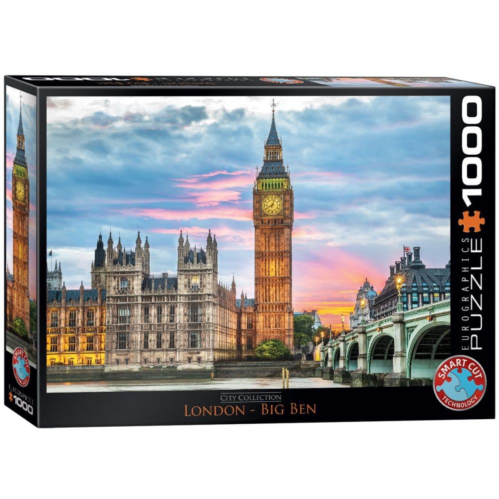 London Big Ben, Palapeli, 1000 palaa, Eurographics