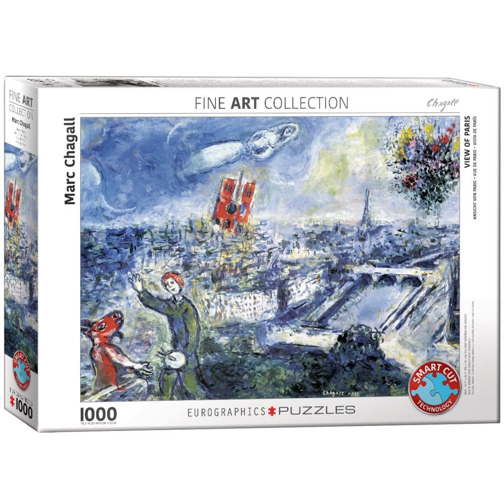 Marc Chagall, Le Bouquet de Paris, Palapeli, 1000 palaa, Eurographics