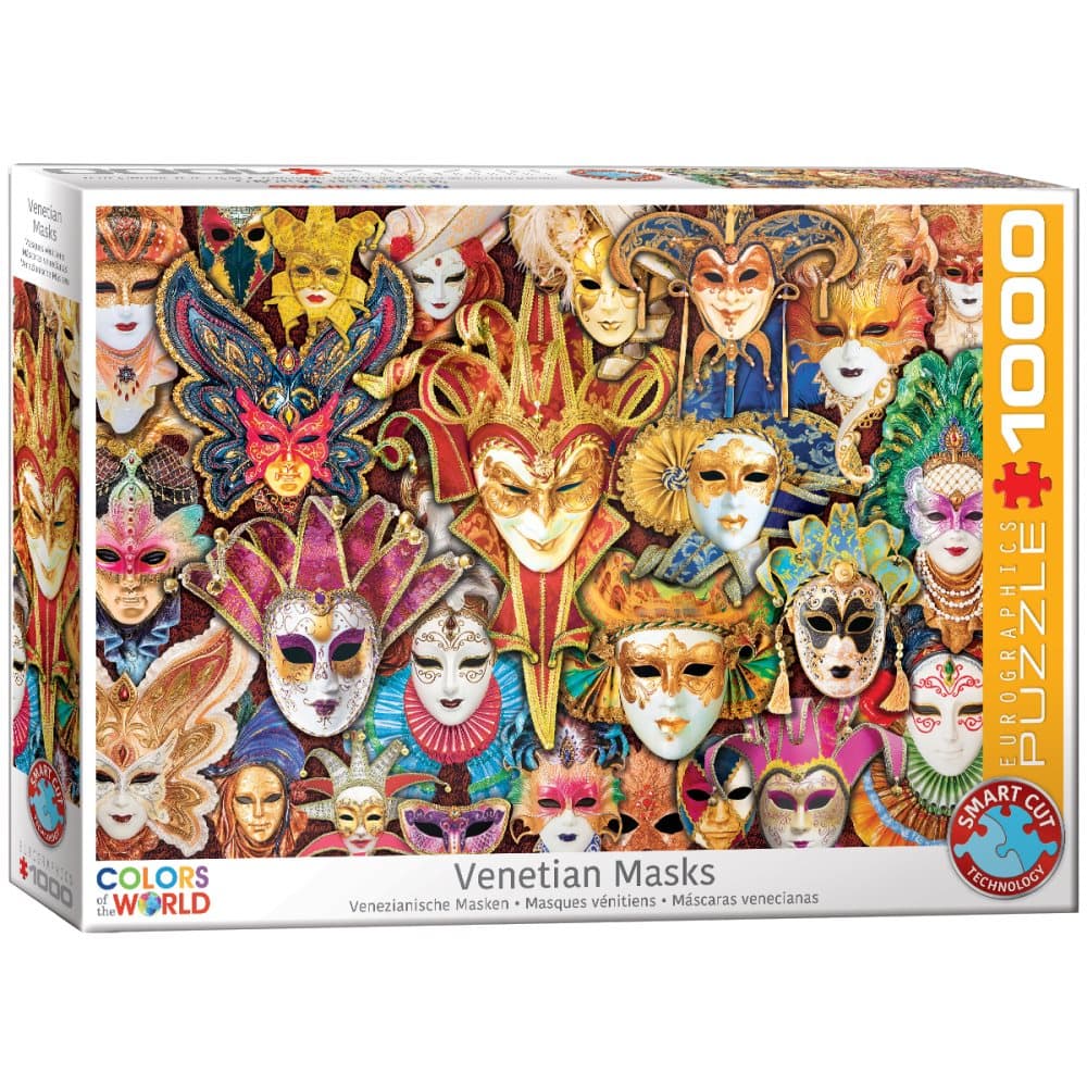 Venetian Masks, Palapeli, 1000 palaa, Eurographics
