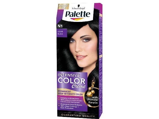 Palett Intensive Color Creme fargekrem nr. N1 - sort