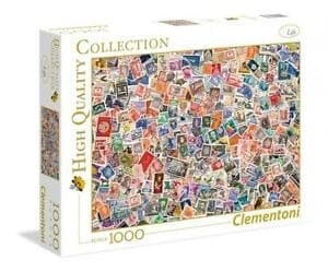 Palapeli HQC Stamps, 1000 palaa, Clementoni