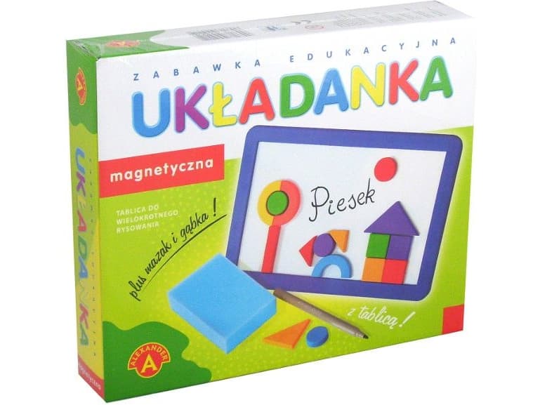 Alexander A magnetic puzzle with a blackboard