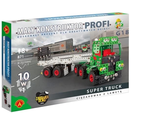 Alexander Little constructor of 10in1 Super Truck