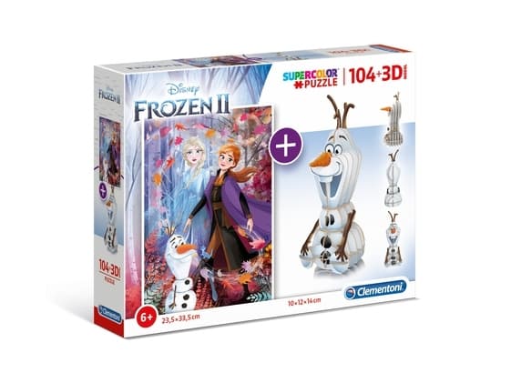 Clementoni Frozen 2, 104 styck, TV/film, 6 År