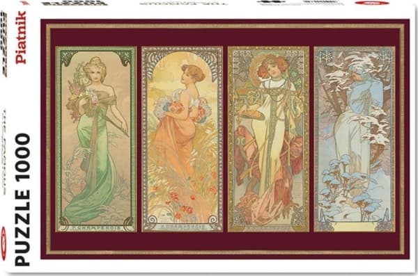 Piatnik Puzzle 1000 metalized Four seasons