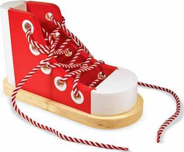Melissa & Doug Lace-up shoes - set