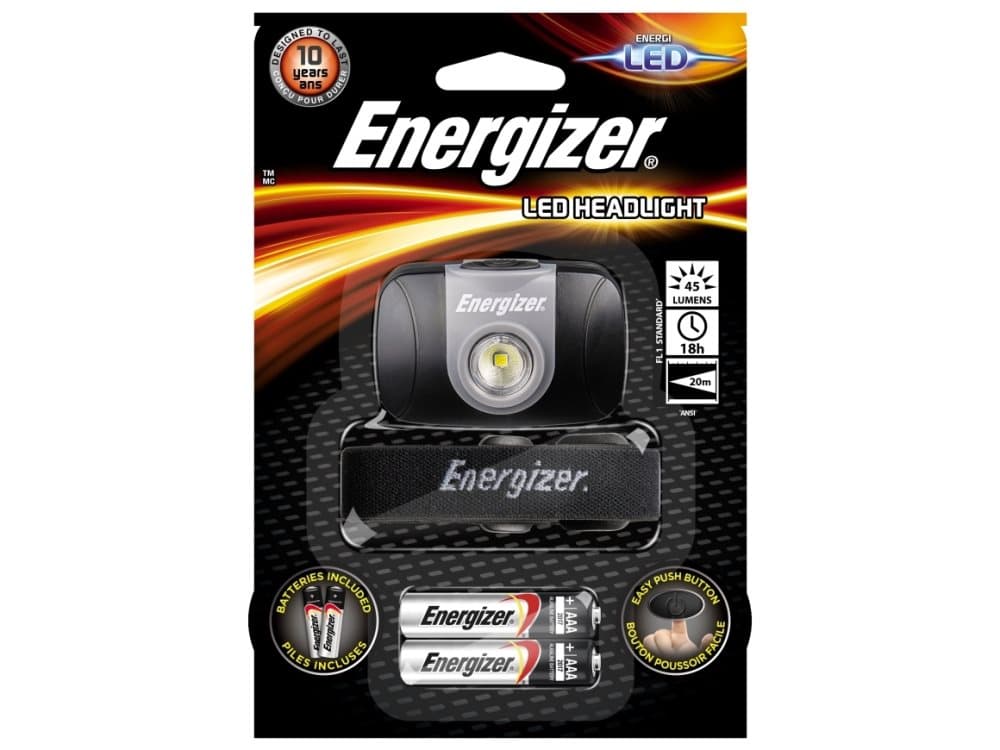 ENERGIZER HEADLIGHT TORCH WITH BATTERIES