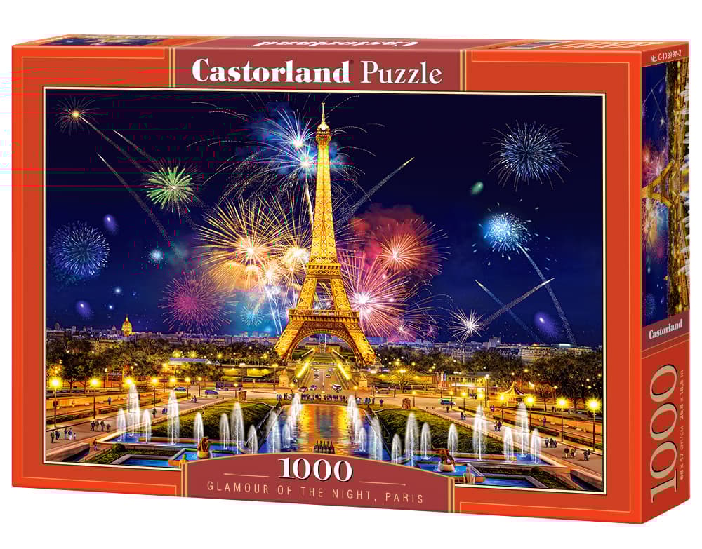 Glamour of the Night, Paris, Palapeli, 1000 palaa, Castorland