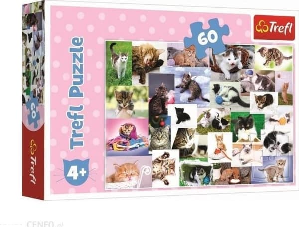 Trefl Puzzle 60 Cat's World 60 brikker.