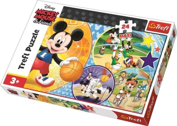 Puzzle MAXI 24 CZAS NA SPORT/Disney 14291