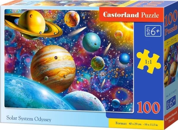 Castorland Puzzle 100 Aurinkokunnan odysseia CASTOR