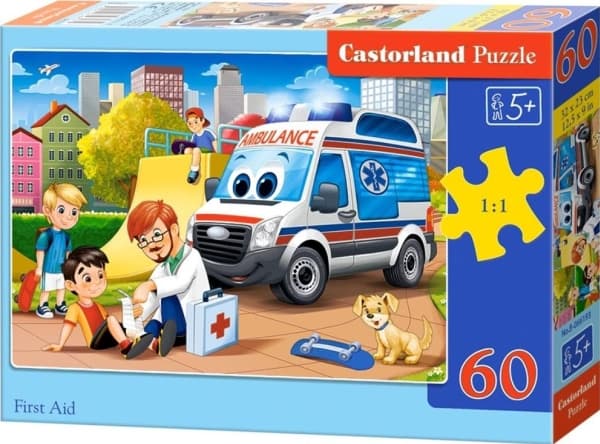 Castorland Puzzle 60 Førstehjelp CASTOR