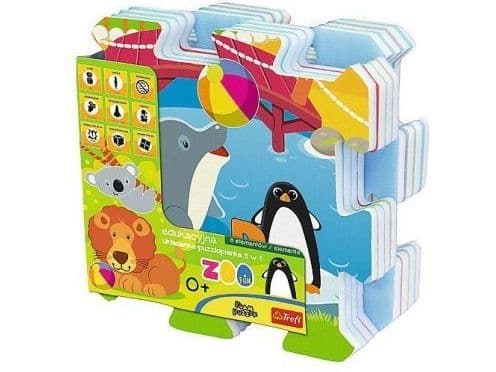 Trefl Educational puzzle Zoo Fun 5 in 1 (585410)