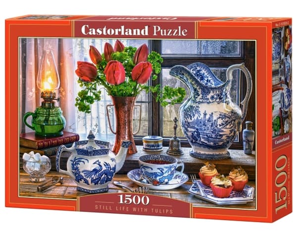 Castorland Still Life with Tulips 1500 pcs, Puslespill, 1500 stykker, Kunst, Barn og voksne, 9 år
