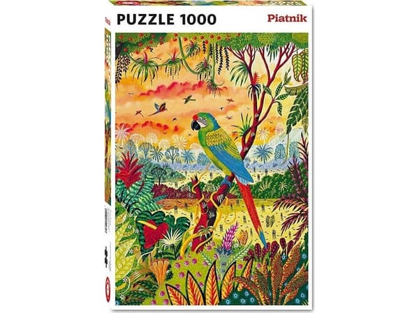 Piatnik Puzzle 1000 - Grønn ara