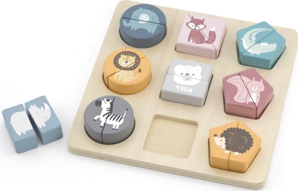Viga Viga Viga 44012 PolarB Puzzle 2in1 palapelit - muodot