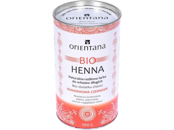 Orientana BIO Henna Mahogany Red 100g