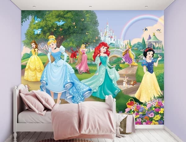 Princesses 12-panel wall mural 45354 243.84x304.80cm p12 Walltastic