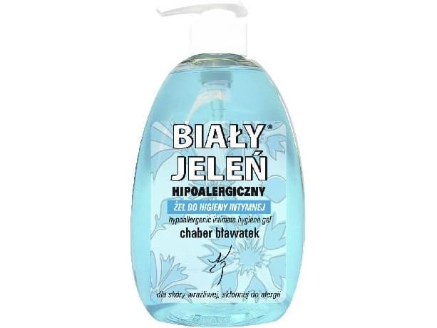 Bialy Jelen Gel for intimate hygiene, hypoallergenic cornflower blueberry 500 ml