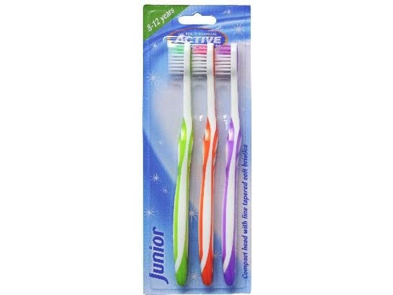 Active Oral Care Toothbrush Junior (8-12 years) 1 pack-3 pcs