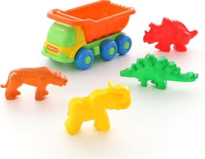 Polesie "Kiesza" dumper truck + mesh molds (57846)