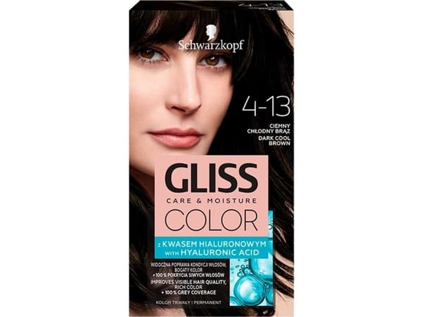 Schwarzkopf Schwarzkopf Gliss Color Color cream No. 4-13 Dark Cool Brown 1op.