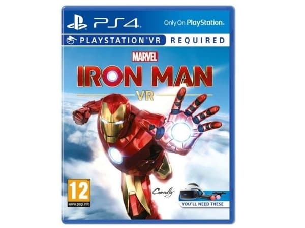 Sony Marvel's Iron Man VR, PS4, PlayStation 4, T (teini-ikäinen), Virtuaalitodellisuus (VR) -kuulokkeet tarvitaan