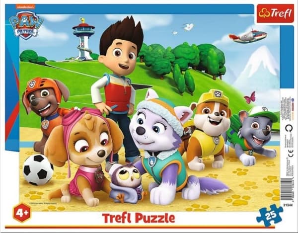 Trefl Frame Puzzle 25 Paw Patrol på sporet av TREFL