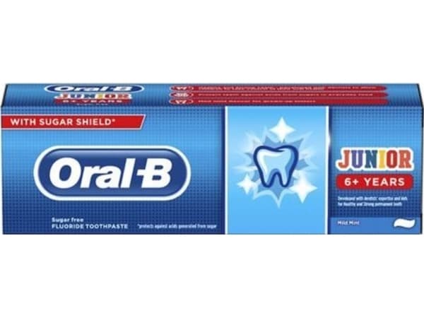 Junior 6  Years Toothpaste   Zubni pasta s fluoridem pro vetsi deti