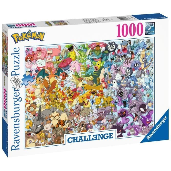 Palapeli 1000 kappaletta Pokémon Challenge RAVENSBURGER