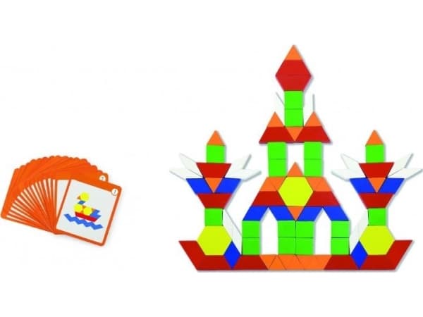 Viga Viga 50669 Magneettinen geometrinen palapeli - 102 palaa