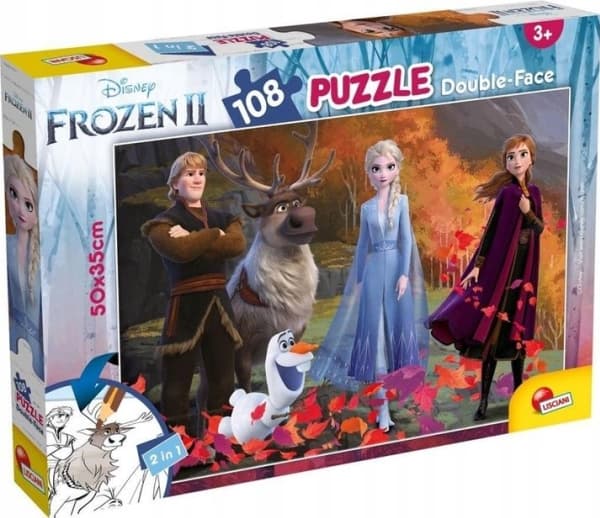 Leaves Double-sided puzzle Plus 108 Frozen 2