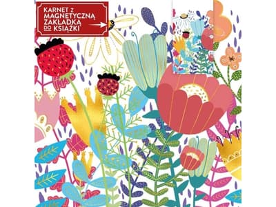 HENRY Carnet + magnetic bookmark Flowers SZ
