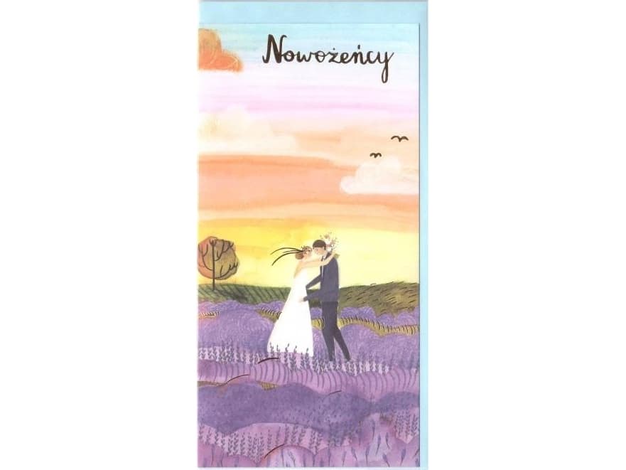HENRY Karnet B6 Wedding - Lavender DL