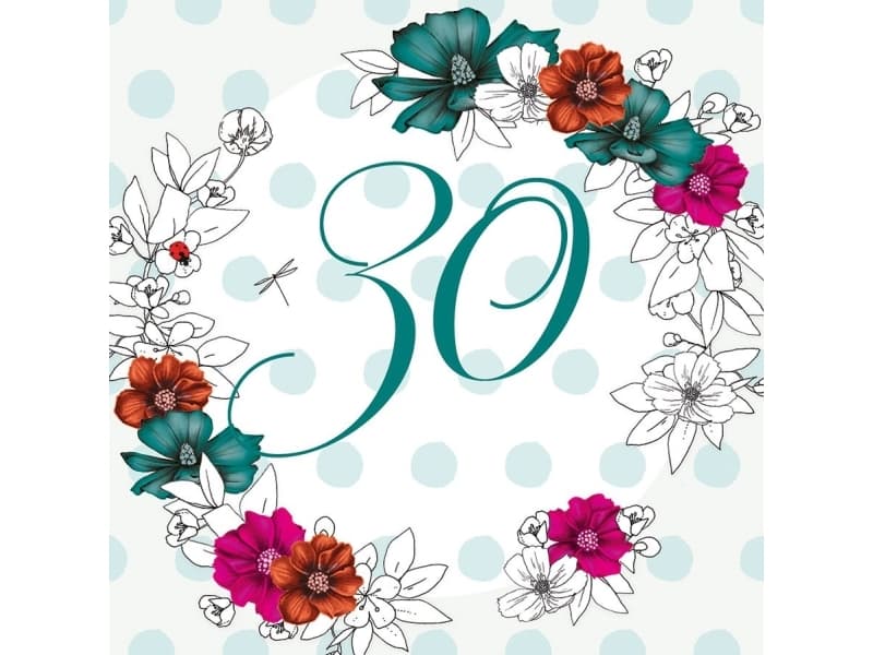 Clear Creation Swarovski Square Pass for 30th birthday (CL1430)