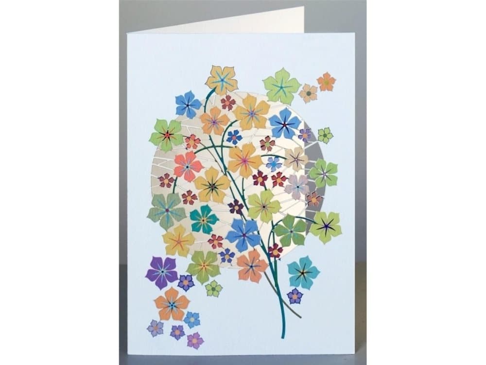 Forever Cards PM918 carnet cut out + yellow flowers envelope