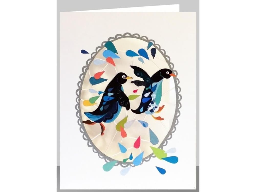 Forever Cards PM507 carnet cut out + Penguins envelope
