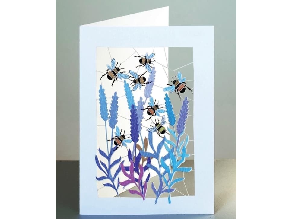 Forever Cards PM179 carnet cut out + Bees envelope