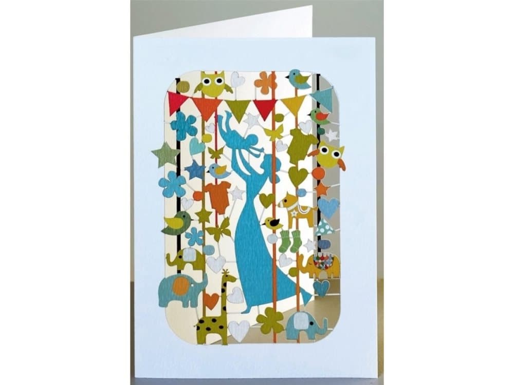 Forever Cards PM280 cutout + envelope Birth