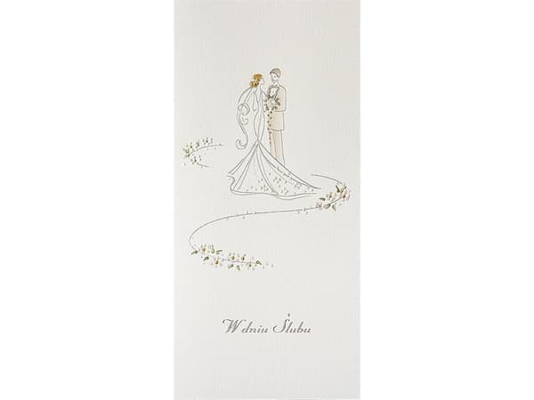 Wedding card DL S09 - Bride and Groom