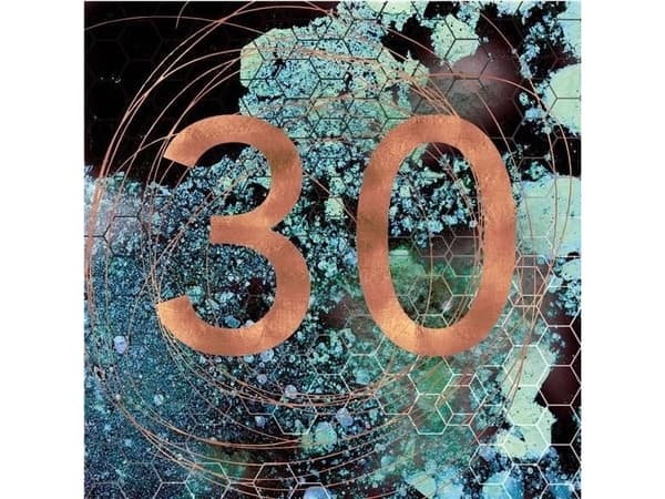 Museums & Galleries Karnet kwadrat z kopertą Urodziny 30