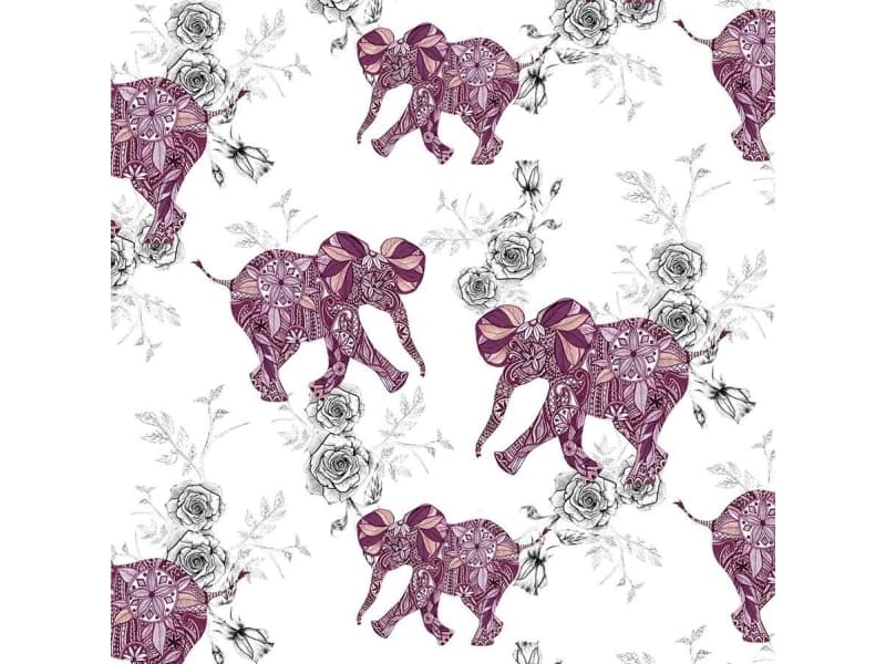 Clear Creation Square pass CL0401 Ethnic elephants