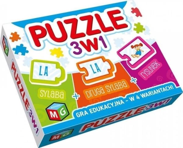 Pussel 3in1 multigame