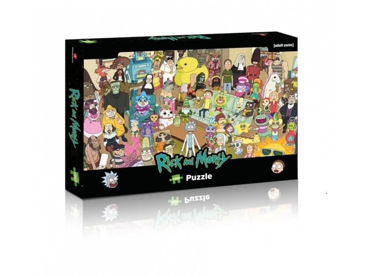 Winning Moves Puzzle 1 000 pieces Rick and Morty