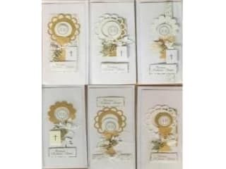 Panorama Karnet Communion DL hand-made + envelope