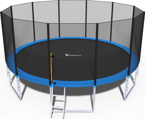 Trampolina ogrodowa Funfit 140 z siatką zewnętrzną 16 FT 490 cm
