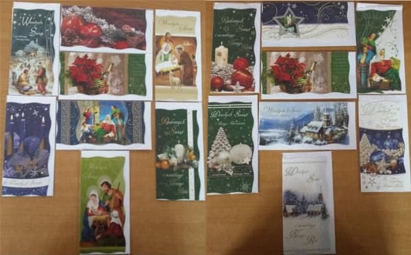 Panorama Christmas pass B6 DL + mixed envelope
