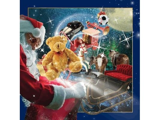 Worth Keeping 3D Santa Claus postcard